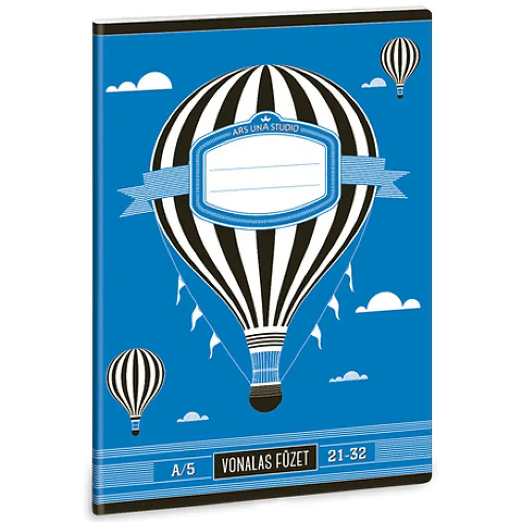 Hőlégballonos 4.osztályos vonalas füzet A/5