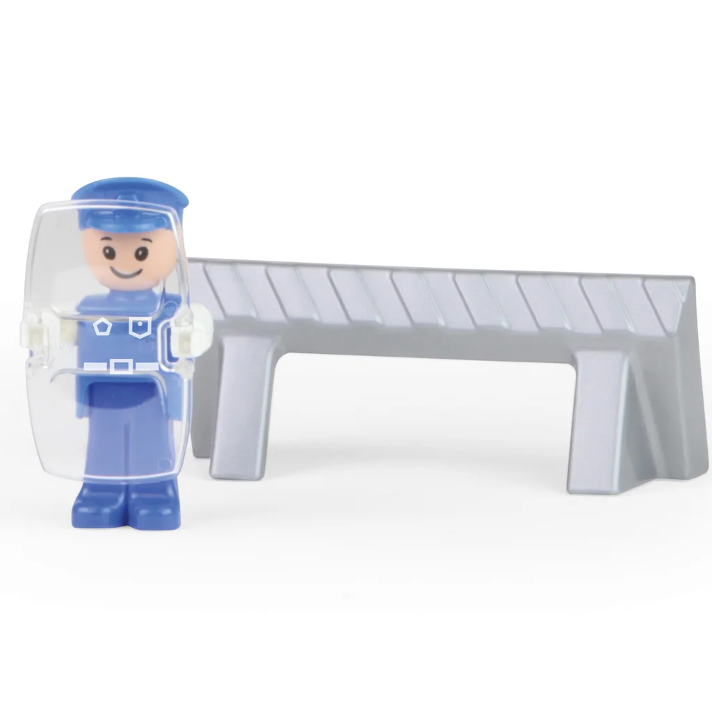 LENA: Truxx rendőrautó kiegészítőkkel dobozban 39cm kép 3