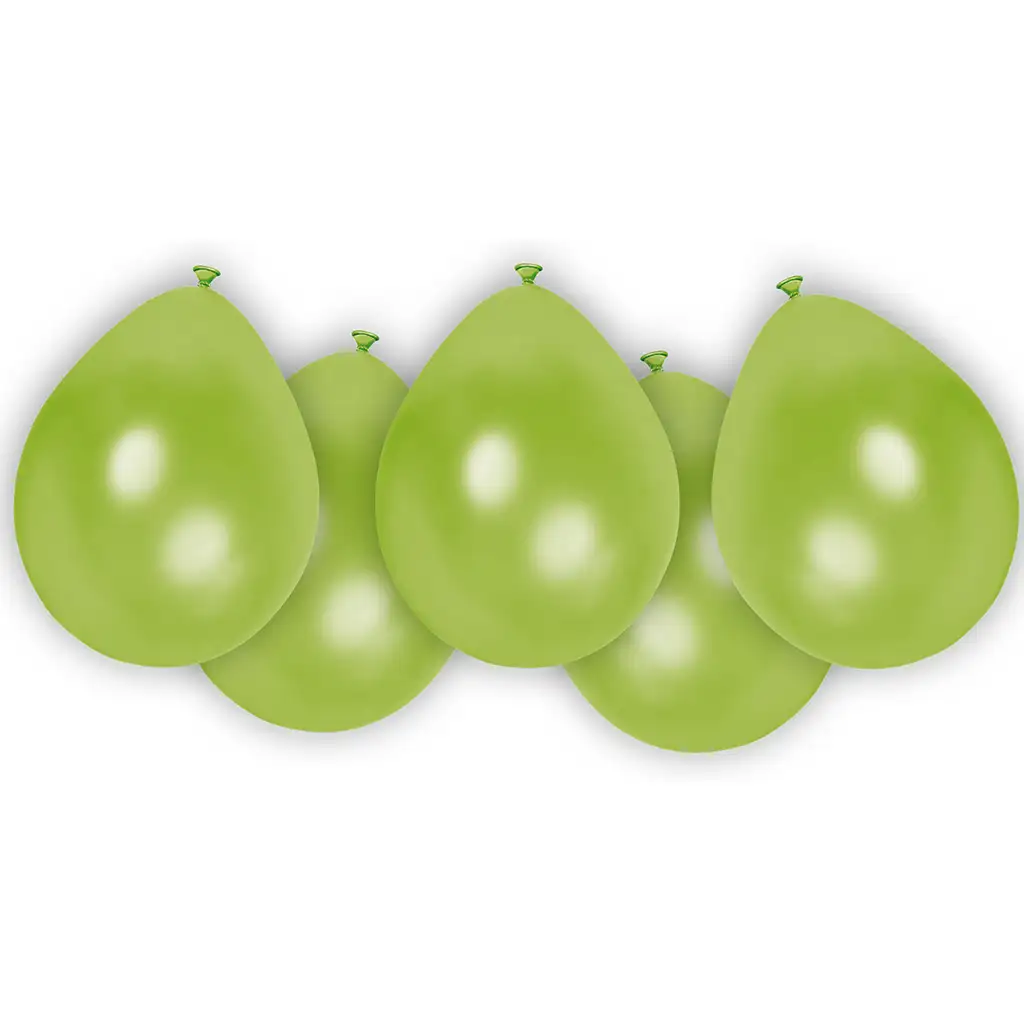 Zöld latex lufi 8db-os szett