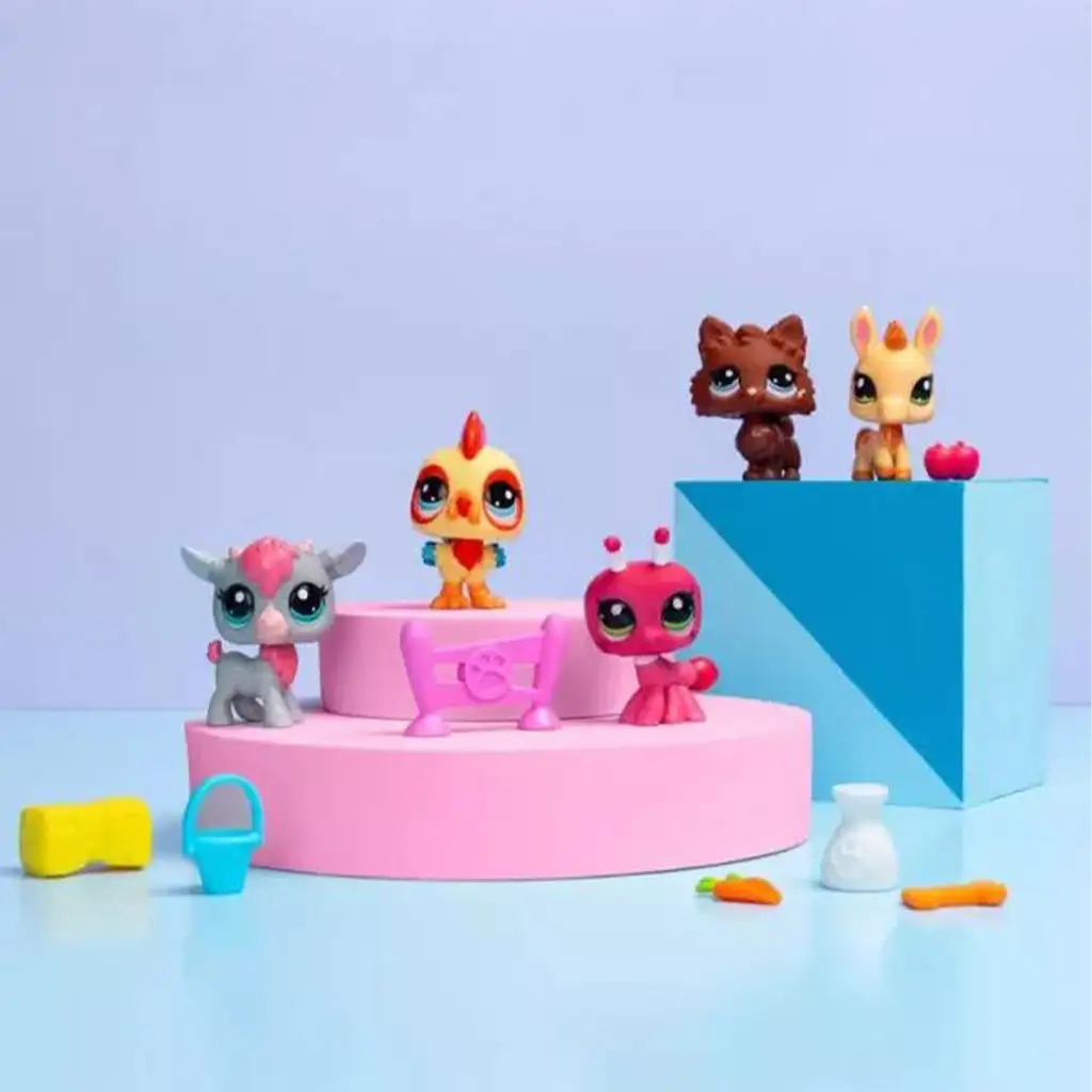 Littlest Pet Shop: 5db-os figura csomag 1. széria - Farm kép 4