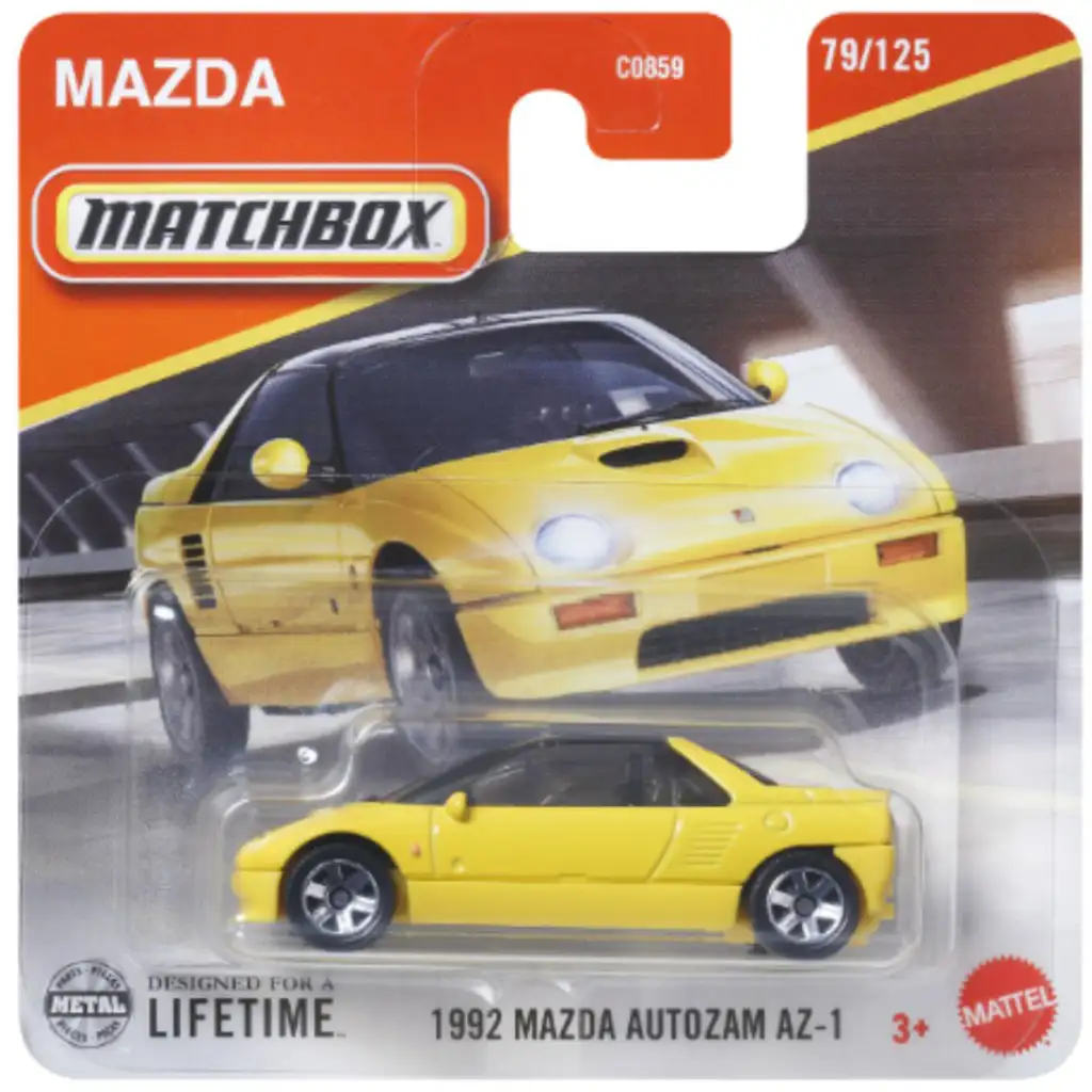 Matchbox: 1992 Mazda Autozam AZ-1 kisautó 1/64 – Mattel