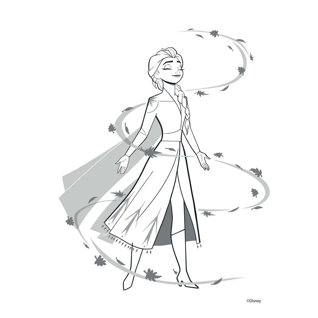 Luna: Jégvarázs színező, matricákkal és 6 db filccel kép 5