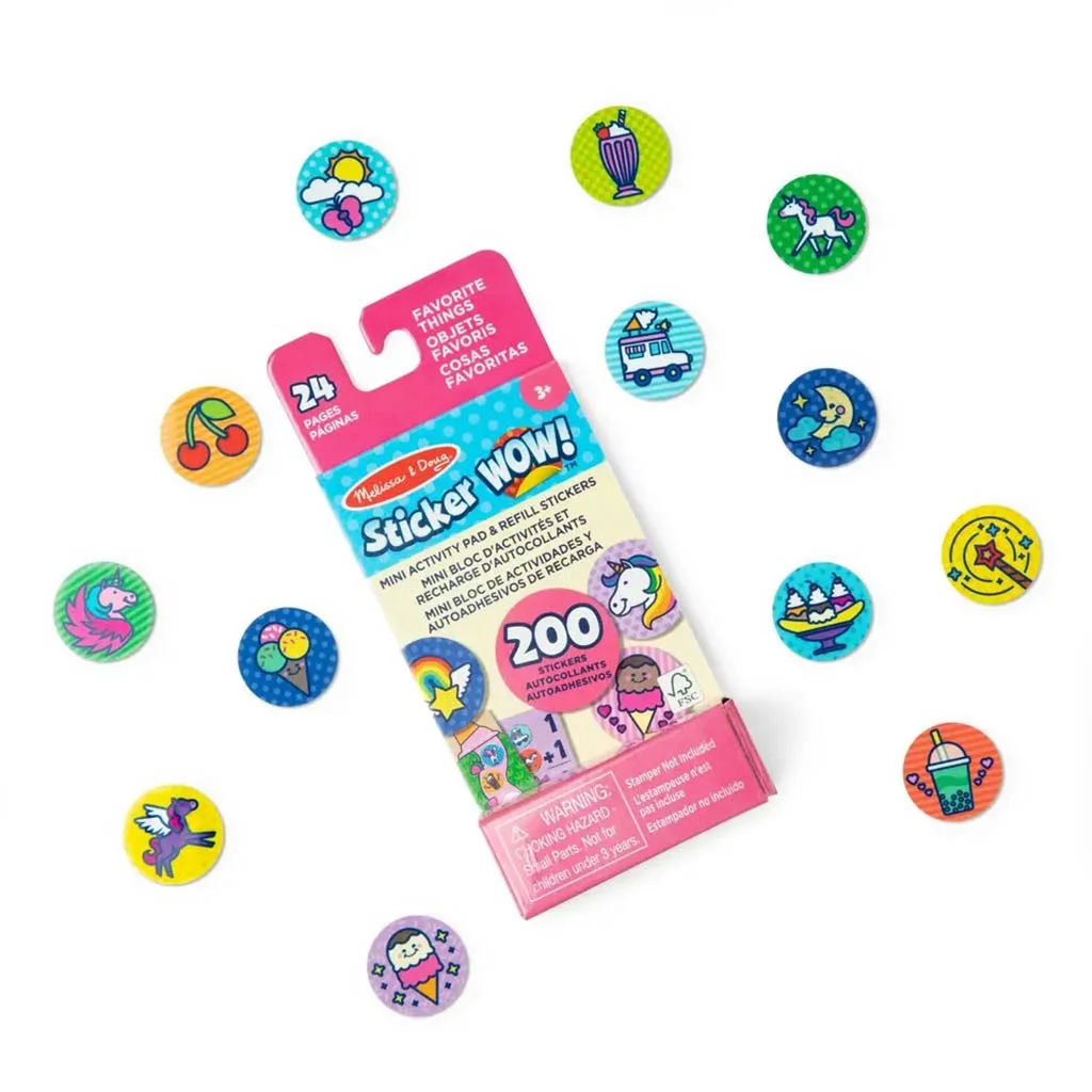 Melissa&Doug: Mini Sticker Wow! - Kedvenc tárgyak - Spin Master kép 2