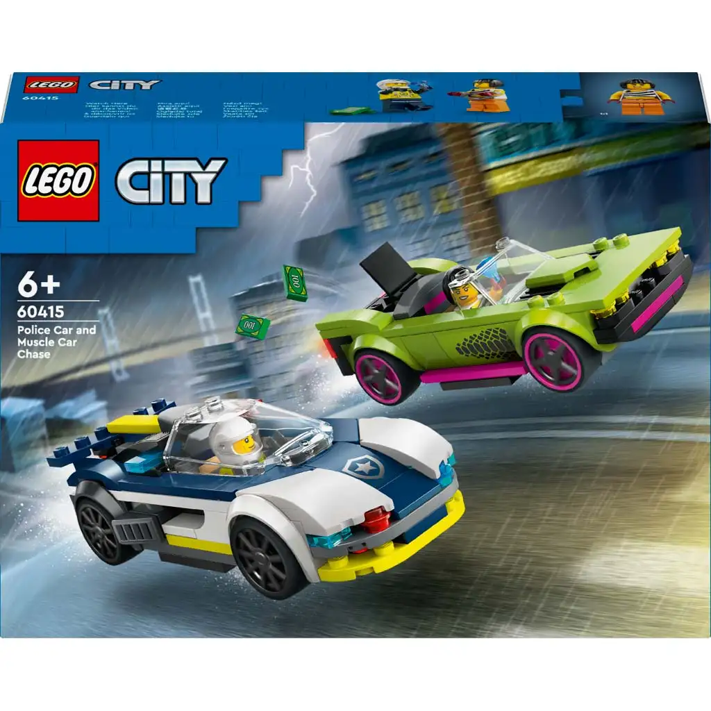 LEGO® City: Rendőrautó és sportkocsi hajsza (60415)