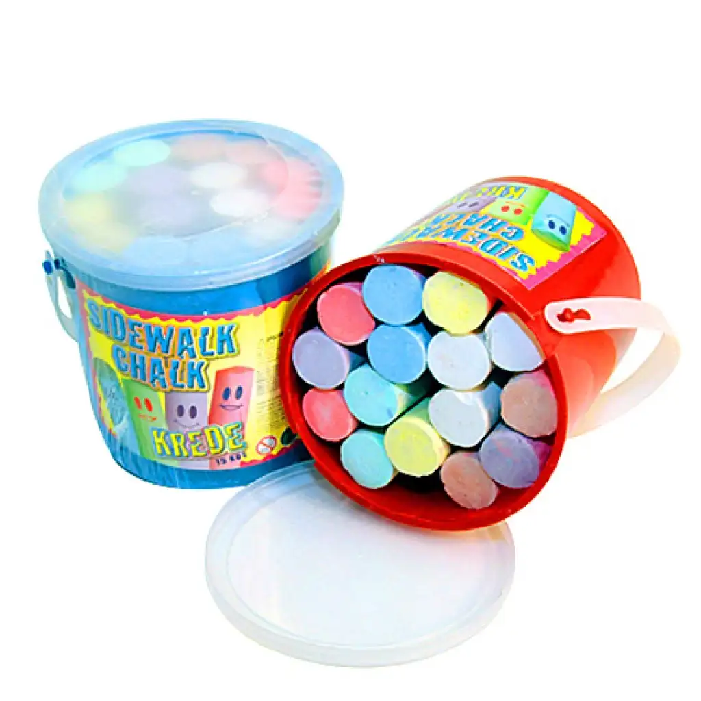 Aszfaltkréta vödörben 15db-os szett