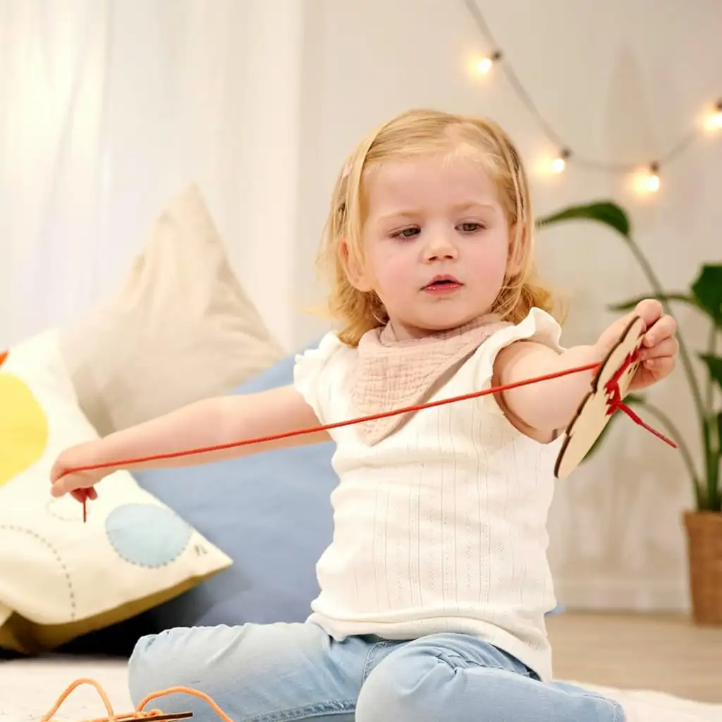 Eichhorn: Állatos fűzős fajáték - Simba Toys kép 4