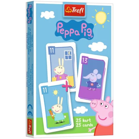 Peppa malac Fekete Péter kártyajáték - Trefl kép 1