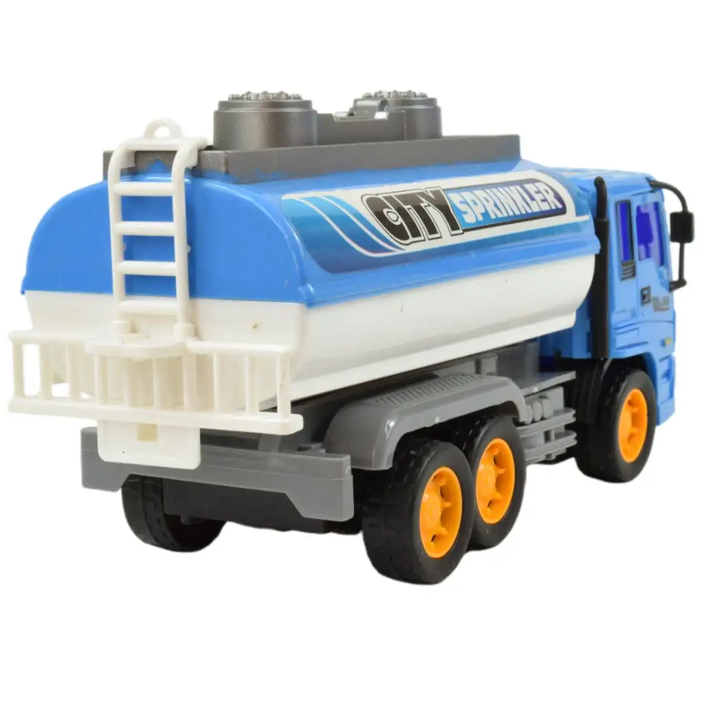 Construction Truck: Tartályos teherautó lendkerekes kialakítással 19cm kép 3
