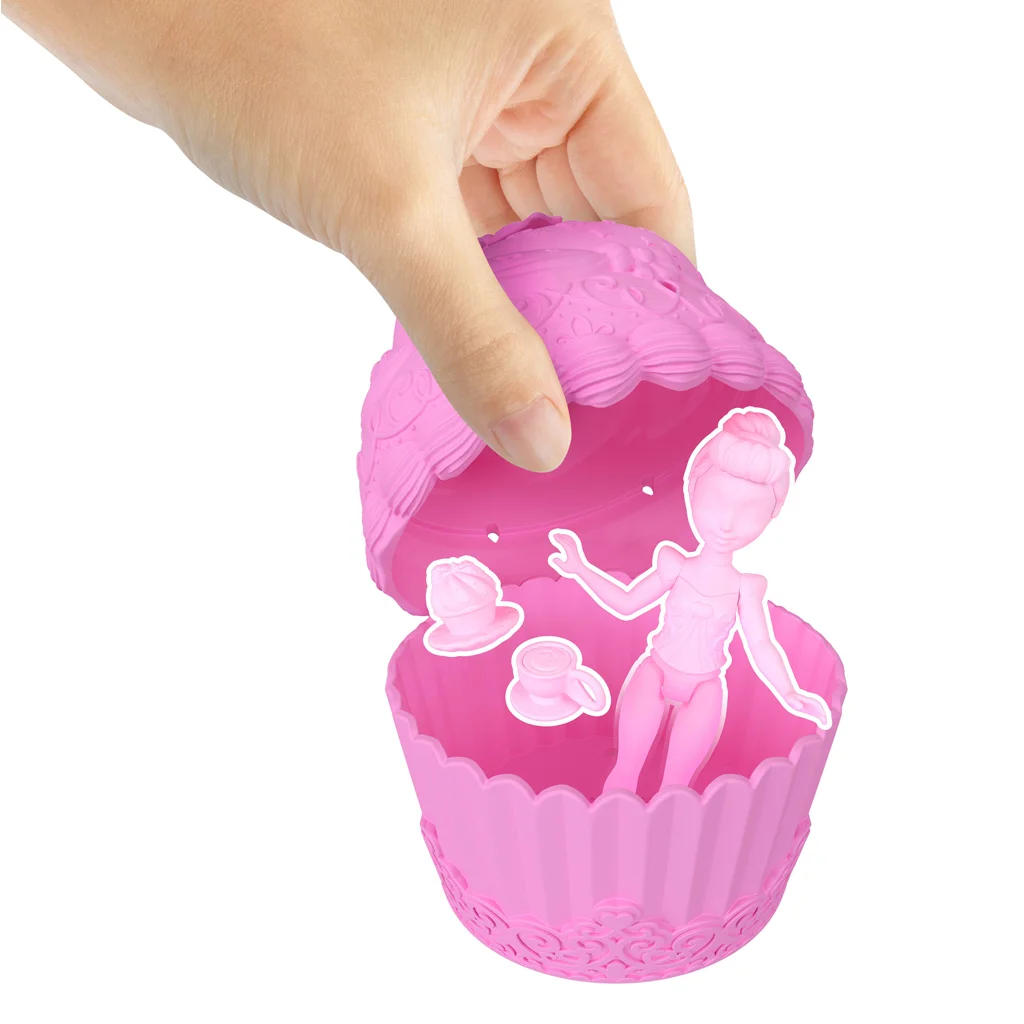 Disney Hercegnők: Mini cupcake meglepetés baba 1db - Mattel kép 3