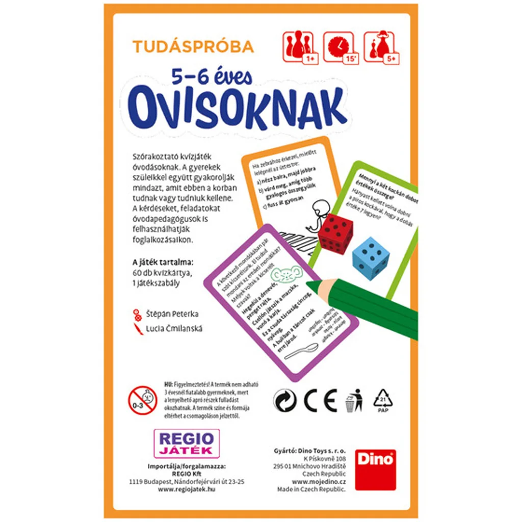 Dino: Tudáspróba 5-6 éves ovisoknak kép 2