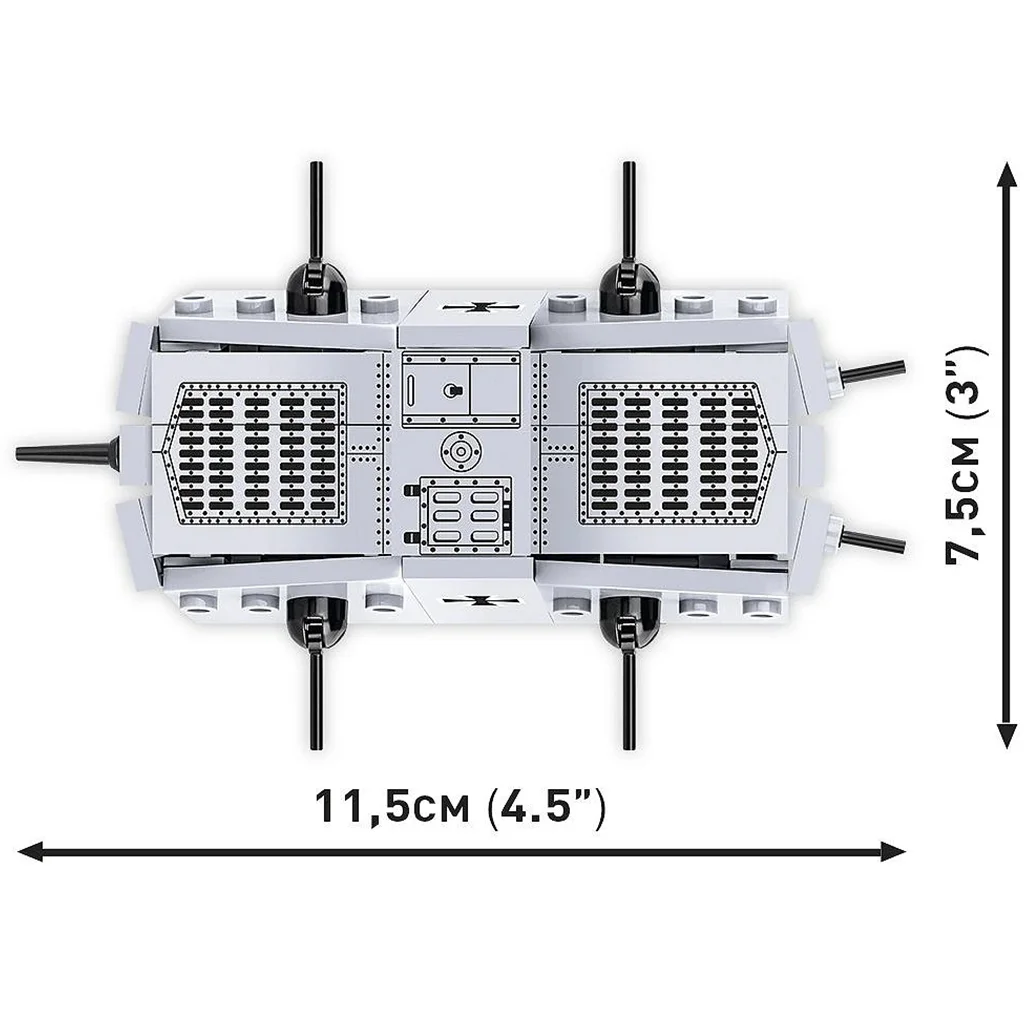 COBI: Sturmpanzerwagen A7V német harckocsi építőjáték (3094) kép 4