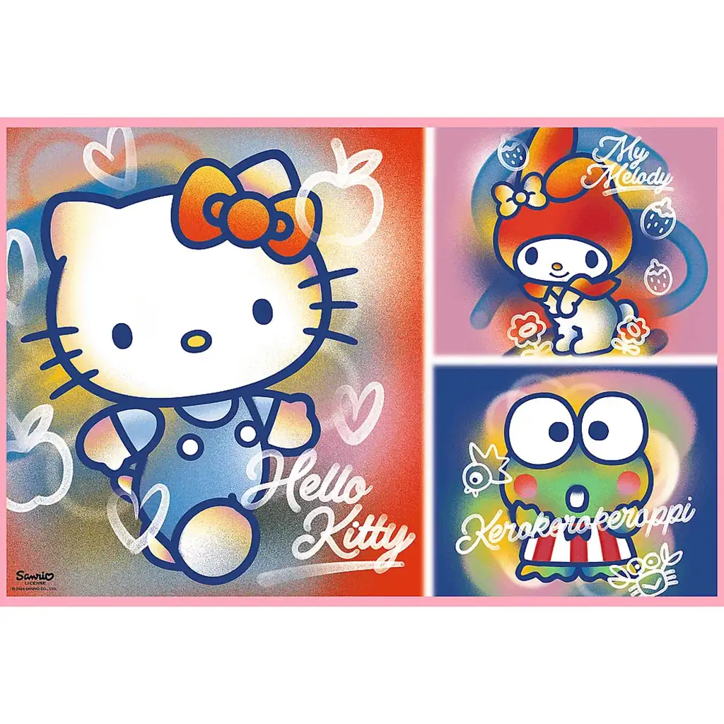 Hello Kitty és barátai 2x200-as puzzle - Trefl kép 2