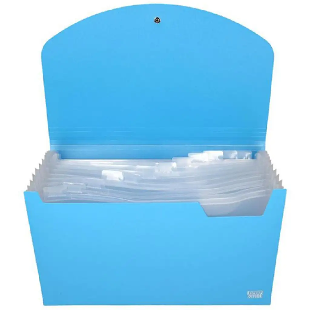 Spirit: Irattartó mappa A4 12 rekeszes kék kép 2