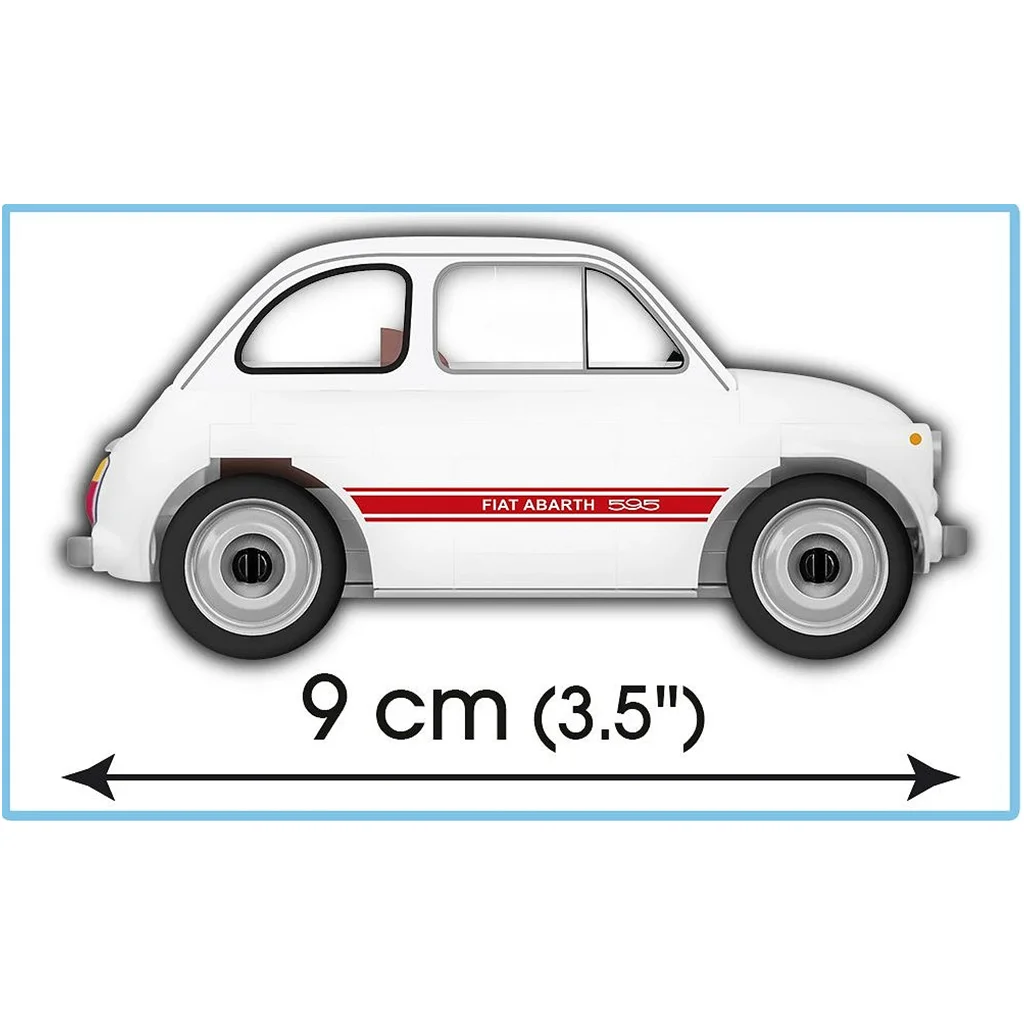 COBI: Fiat Abarth 595 építőjáték (24524) kép 4
