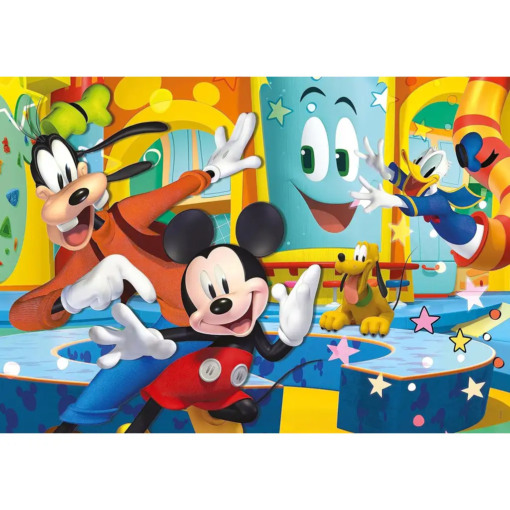 Mickey Egér és barátai 60 db-os maxi supercolor puzzle - Clementoni kép 2