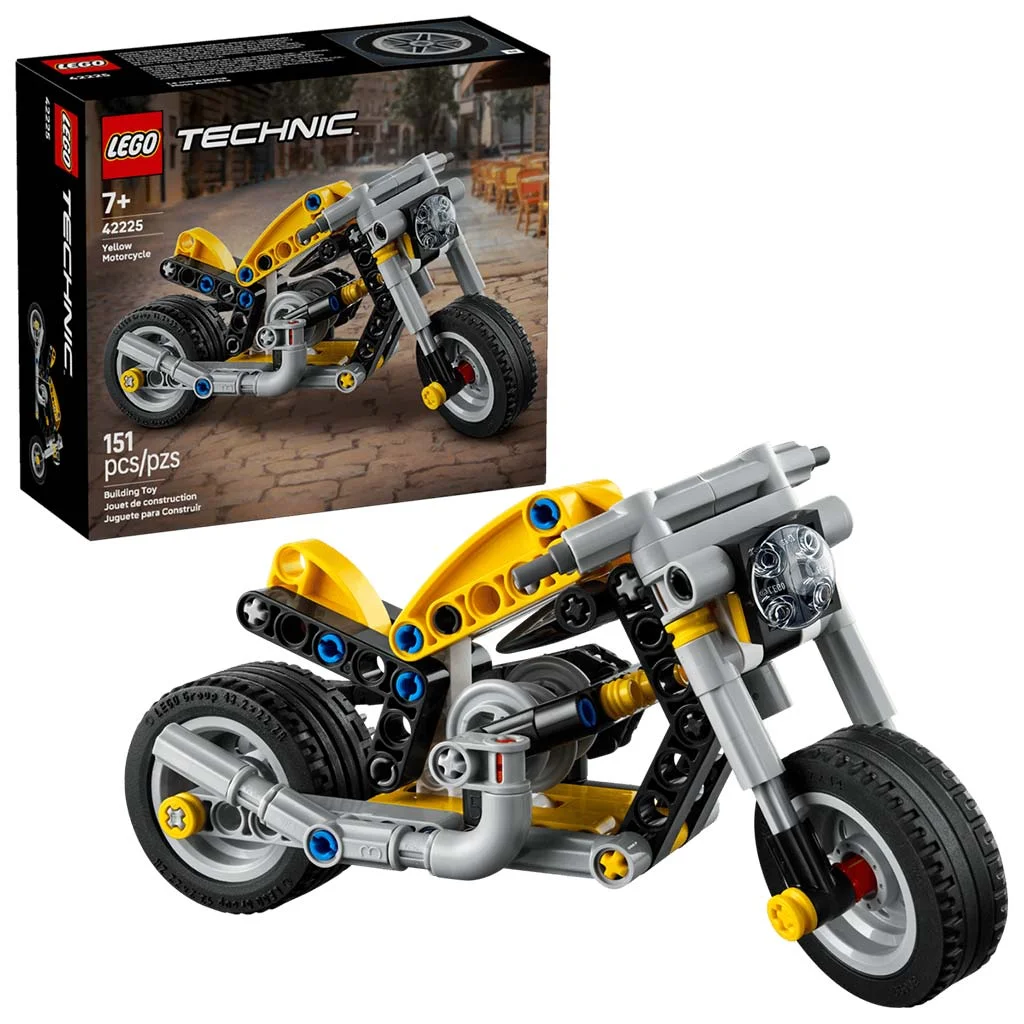 LEGO® Technic: Sárga motorkerékpár (42225)