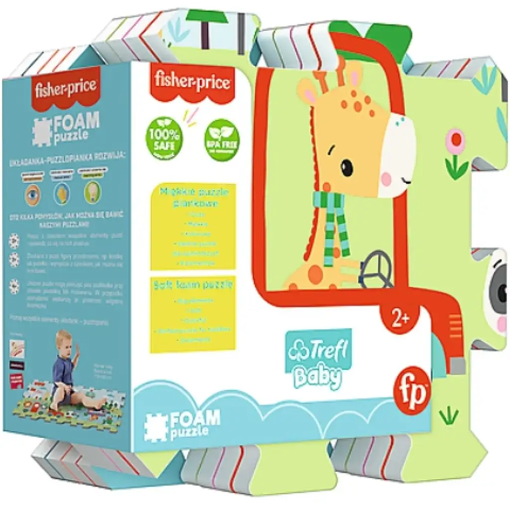 Fisher-Price Smile szivacs puzzle - Terfl