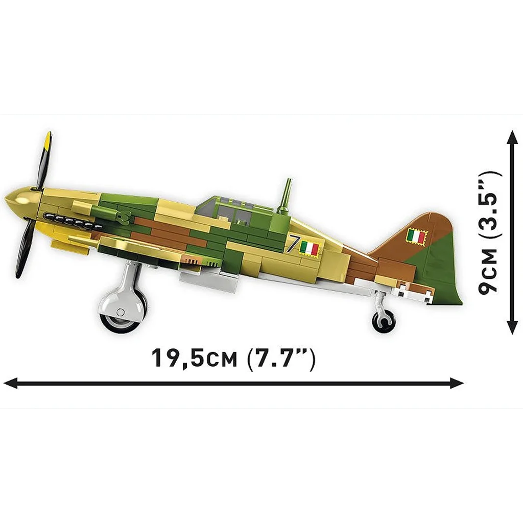 COBI: Fiat G.55 Centauro repülő építőjáték (5867) kép 4