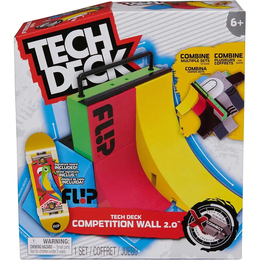 Tech Deck: Competinion Wall 2.0 pálya szett különleges ujjgördeszkával - Spin Master