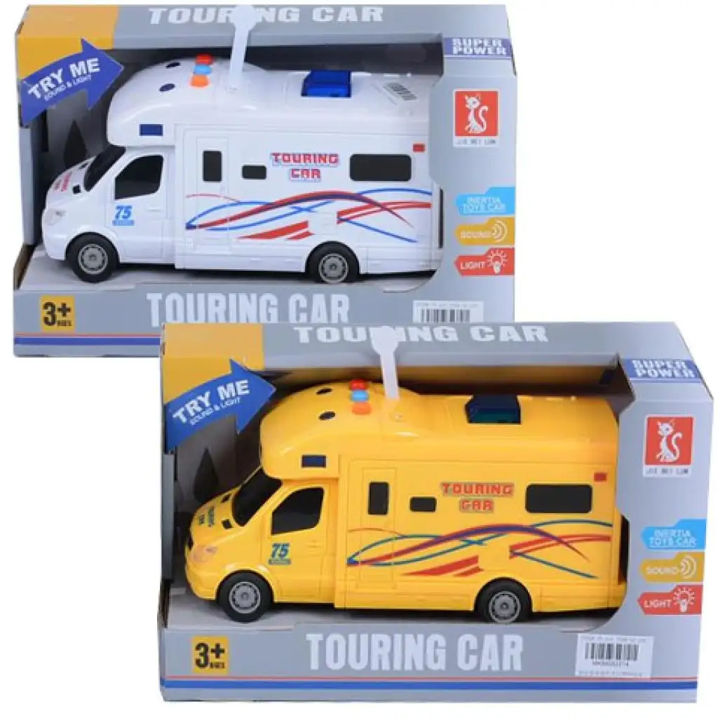 Lakóautó fénnyel és hanggal kétféle változatban