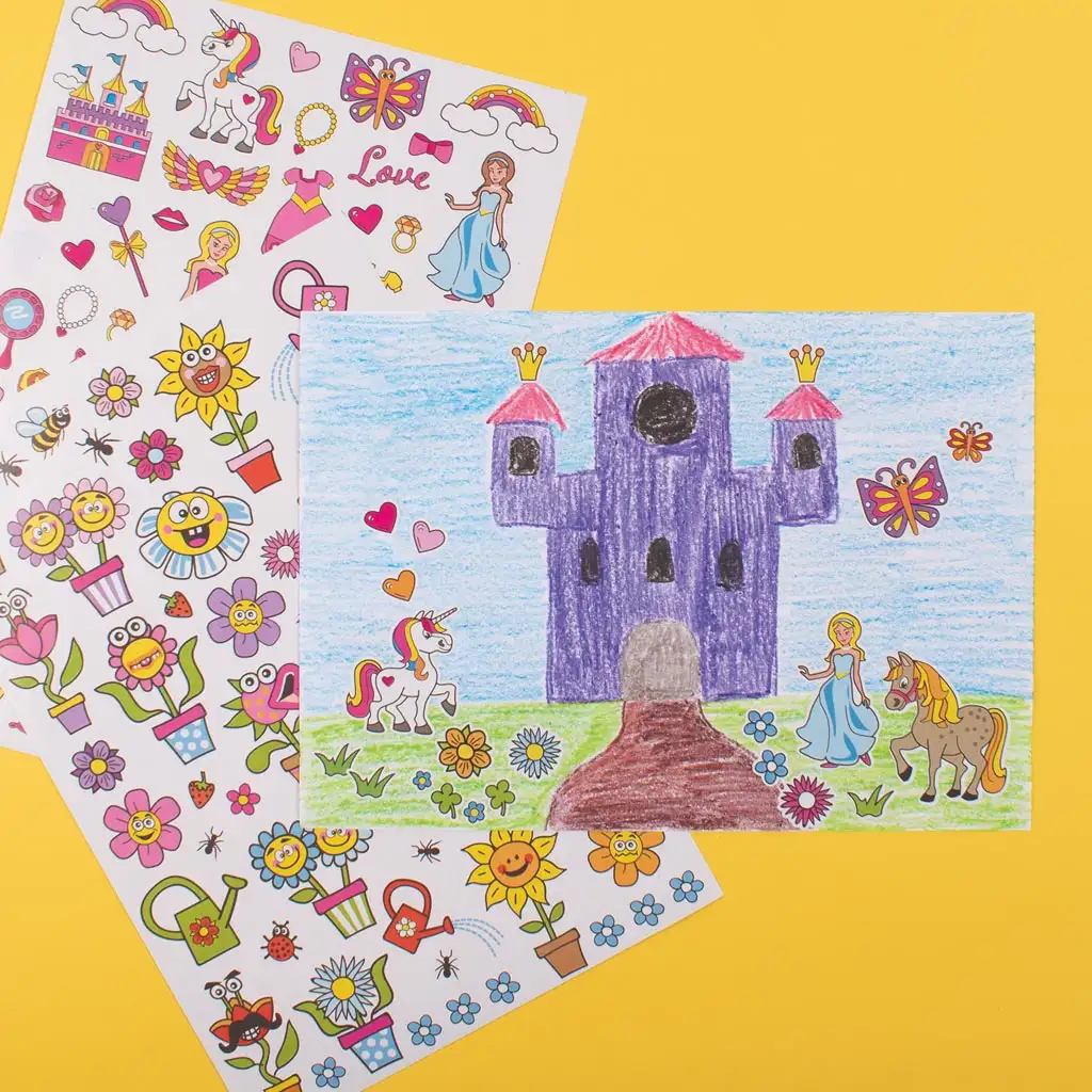 PlayBox: Hercegnők 500 db-os mega matricaszett kép 3