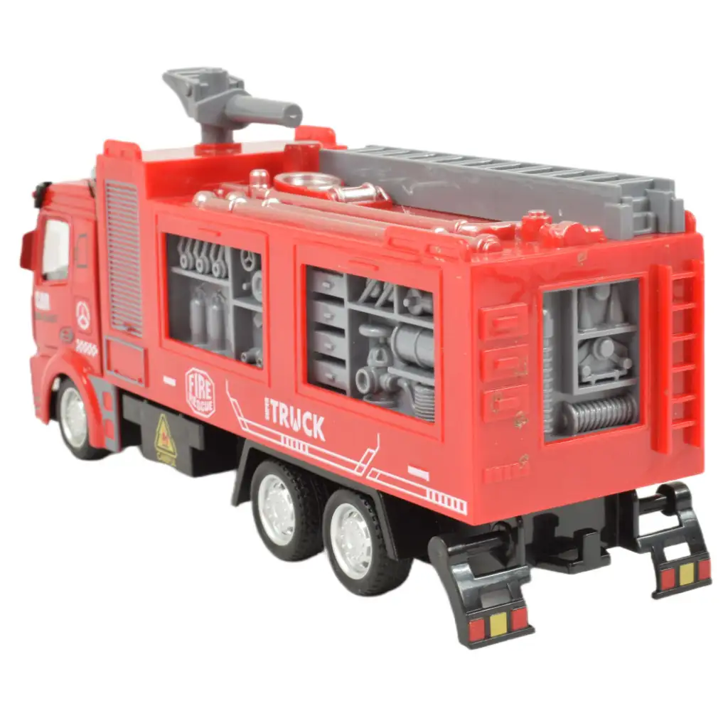 Fire Rescue: Lendkerekes tűzoltóautó víz agyúval 19cm kép 4