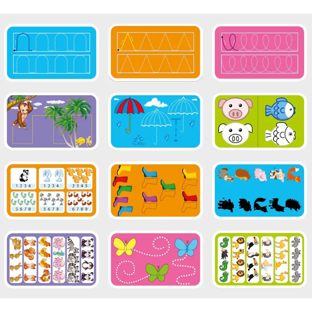 Óvodai fejlesztő feladatok – Fejlesztő kártyák 4-6 éveseknek kép 2