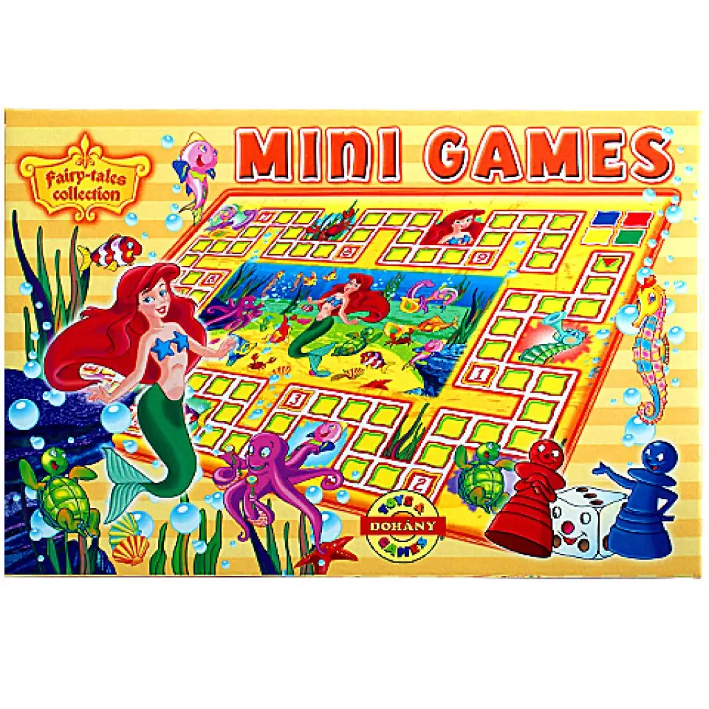 Ariel a kis hableány mini társasjáték - D-Toys