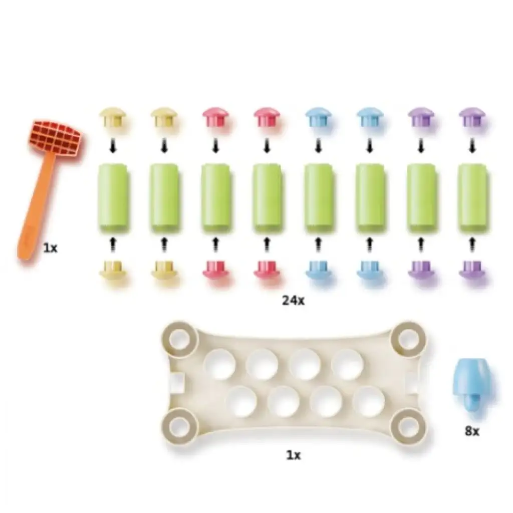 Quercetti: Play Eco Peggy Kalapácsos ügyességi játék kép 2