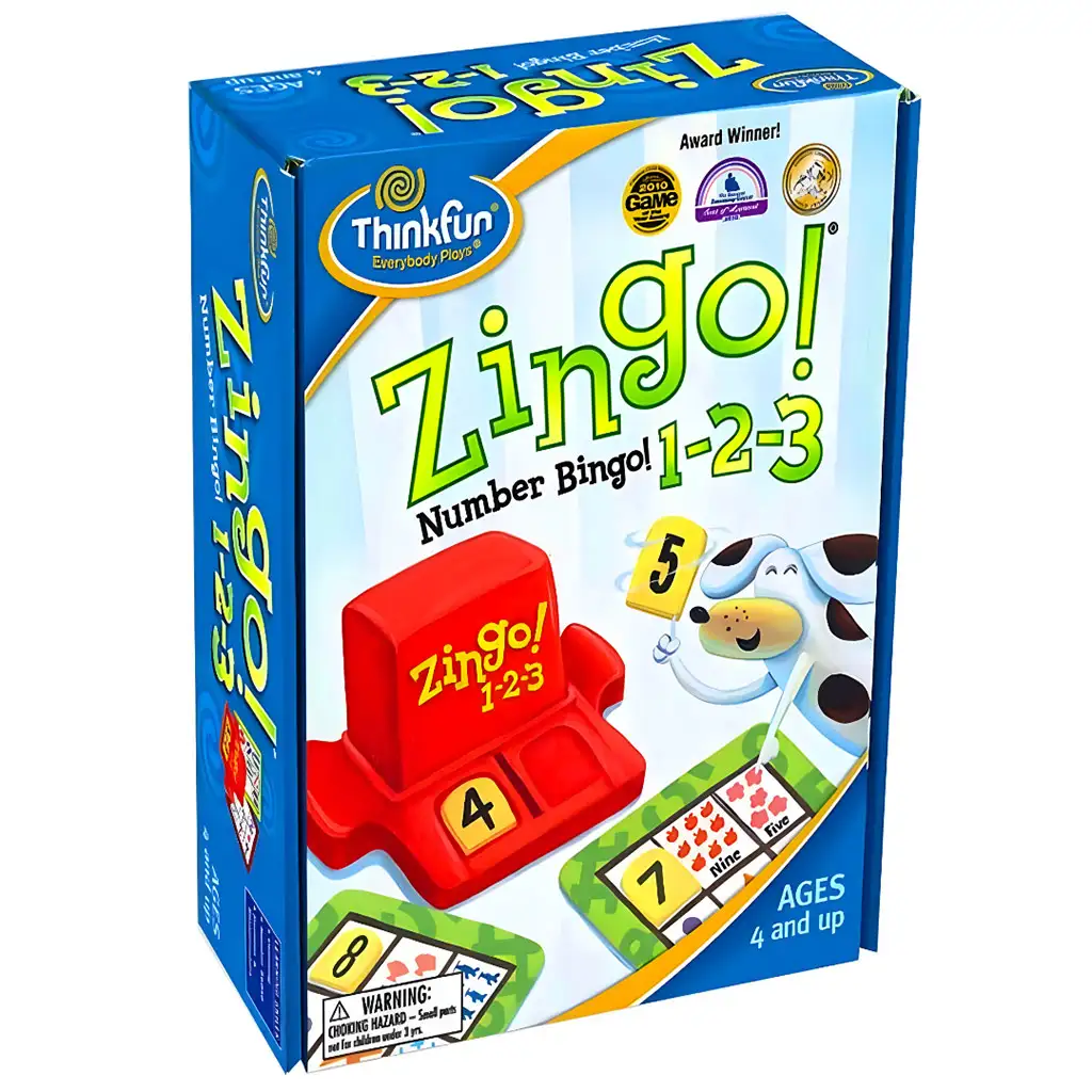 Thinkfun: Zingo 1-2-3 társasjáték