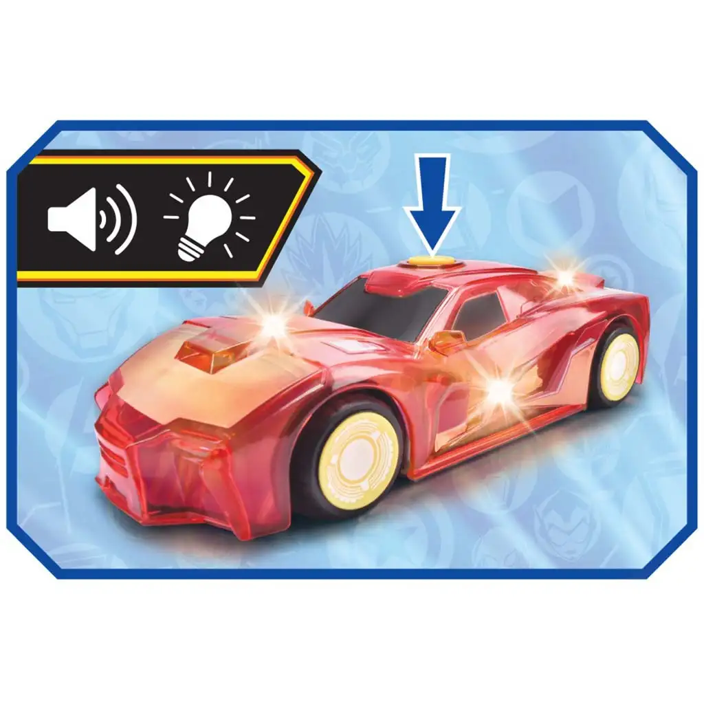 Marvel: Light Hero Vasember karakter járgány fény és hang effektekkel - Jada Toys kép 2