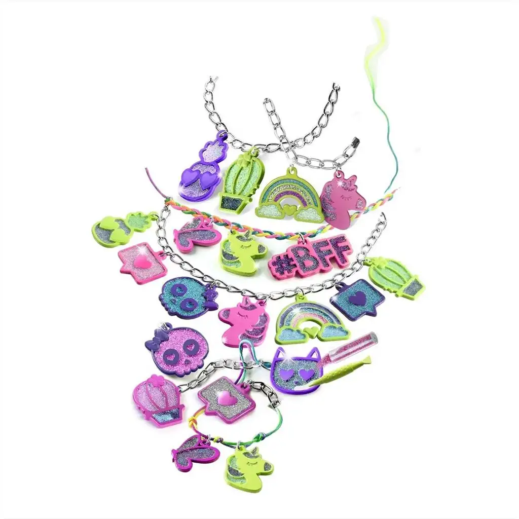 Crazy Chic: Élénk színű medáljaim kreatív szett - Clementoni kép 2