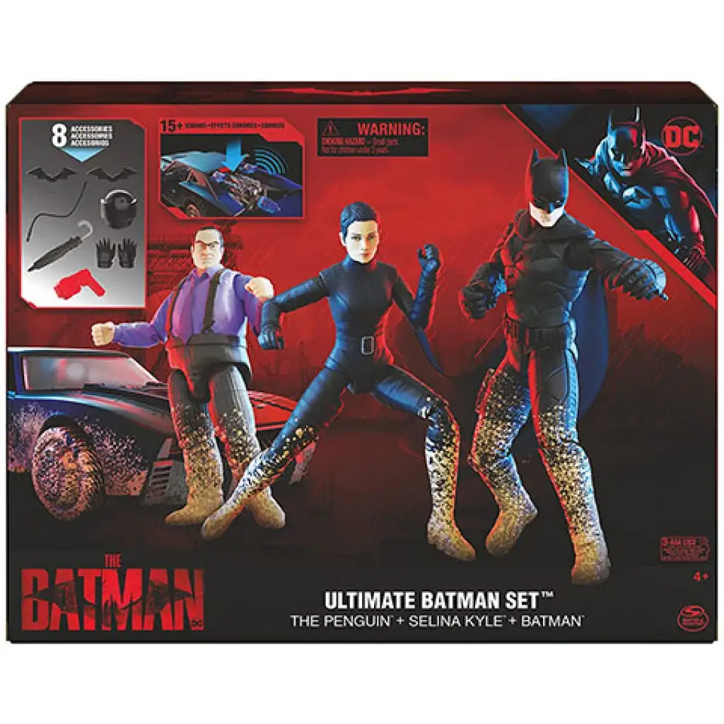 DC Comics: The Batman Ultimate játékszett 10cm-es figurákkal - Spin Master