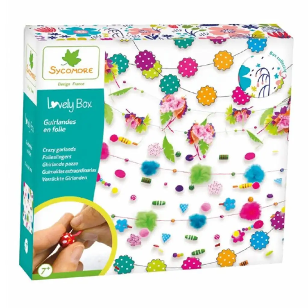 Sycomore: Imádnivaló bolondos girland kreatív szett