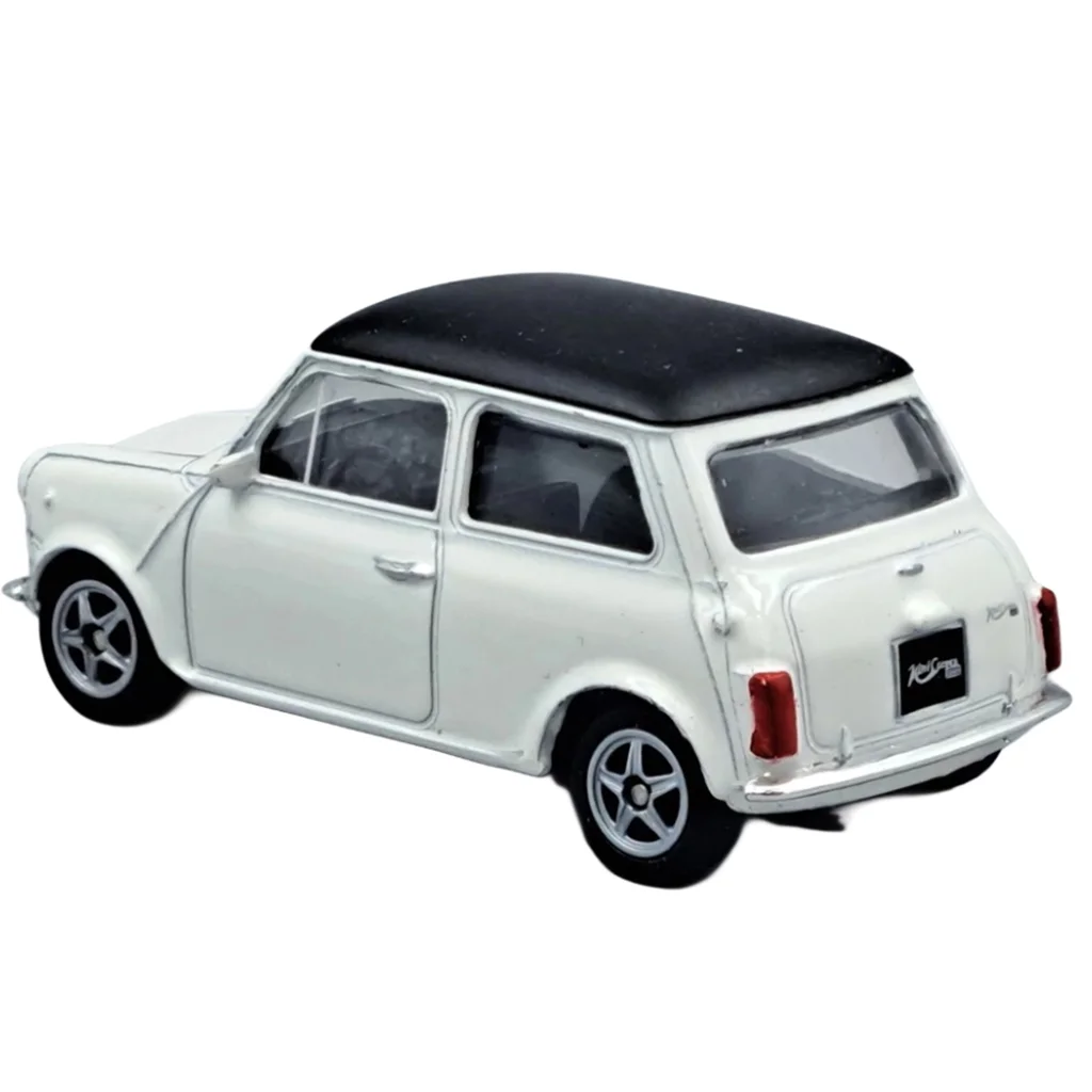 Welly: Mini Cooper 1300 fehér fém kisautó modell 1/64 kép 3