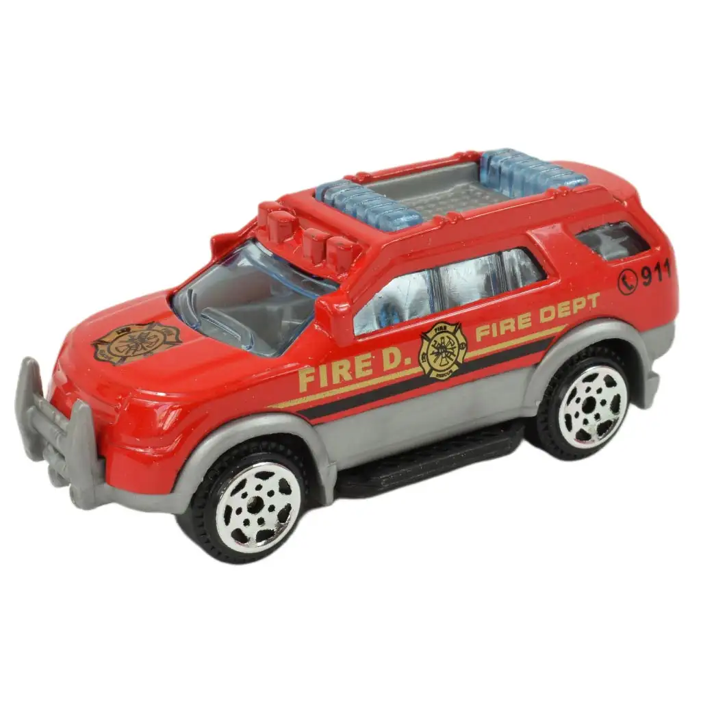 World of Trucks: Tűzoltósági kisautó többféle változatban 7cm kép 5