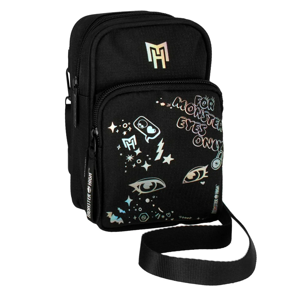 Monster High mini válltáska fekete