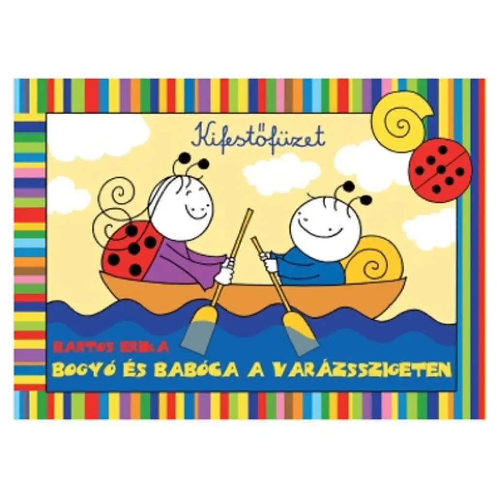 Bogyó és Babóca a Varázsszigeten - kifestő könyv - Pagony