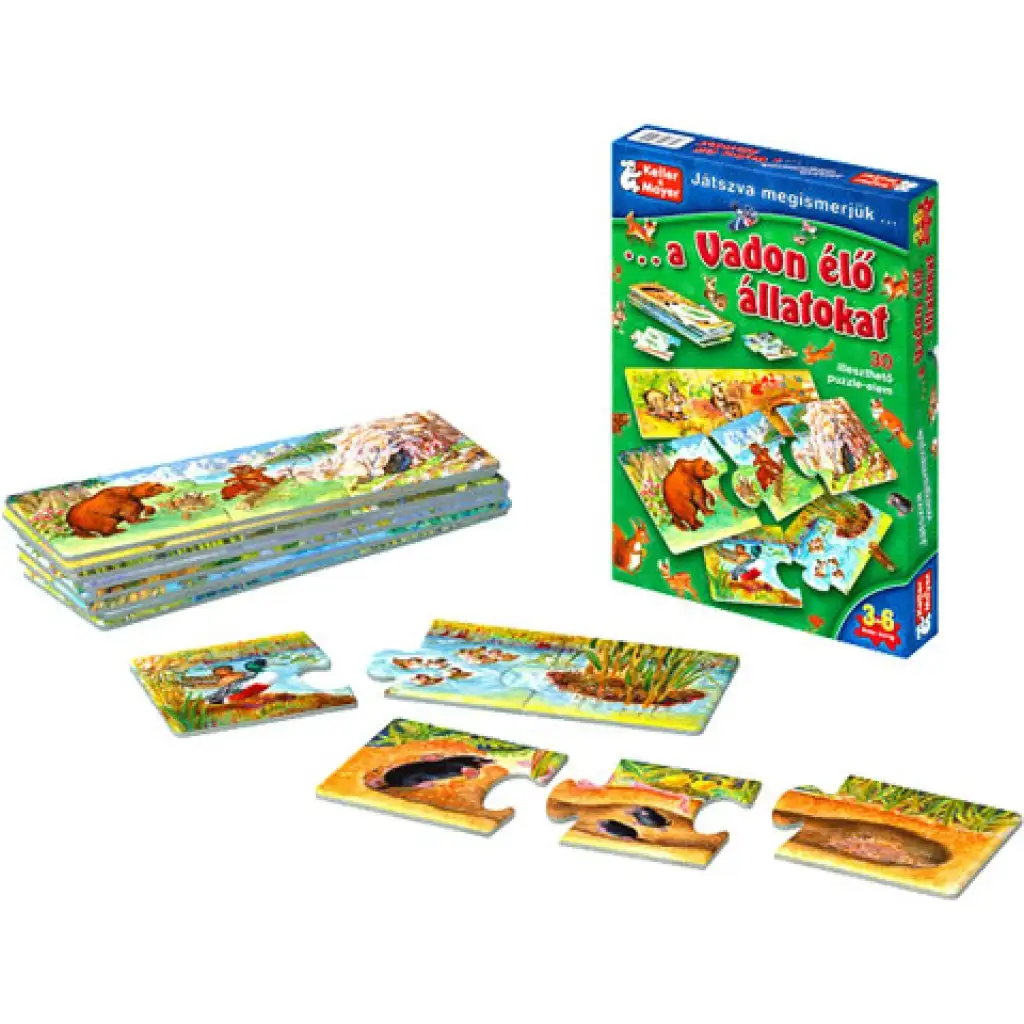 Játszva megismerjük a vadon élő állatokat társasjáték kép 2