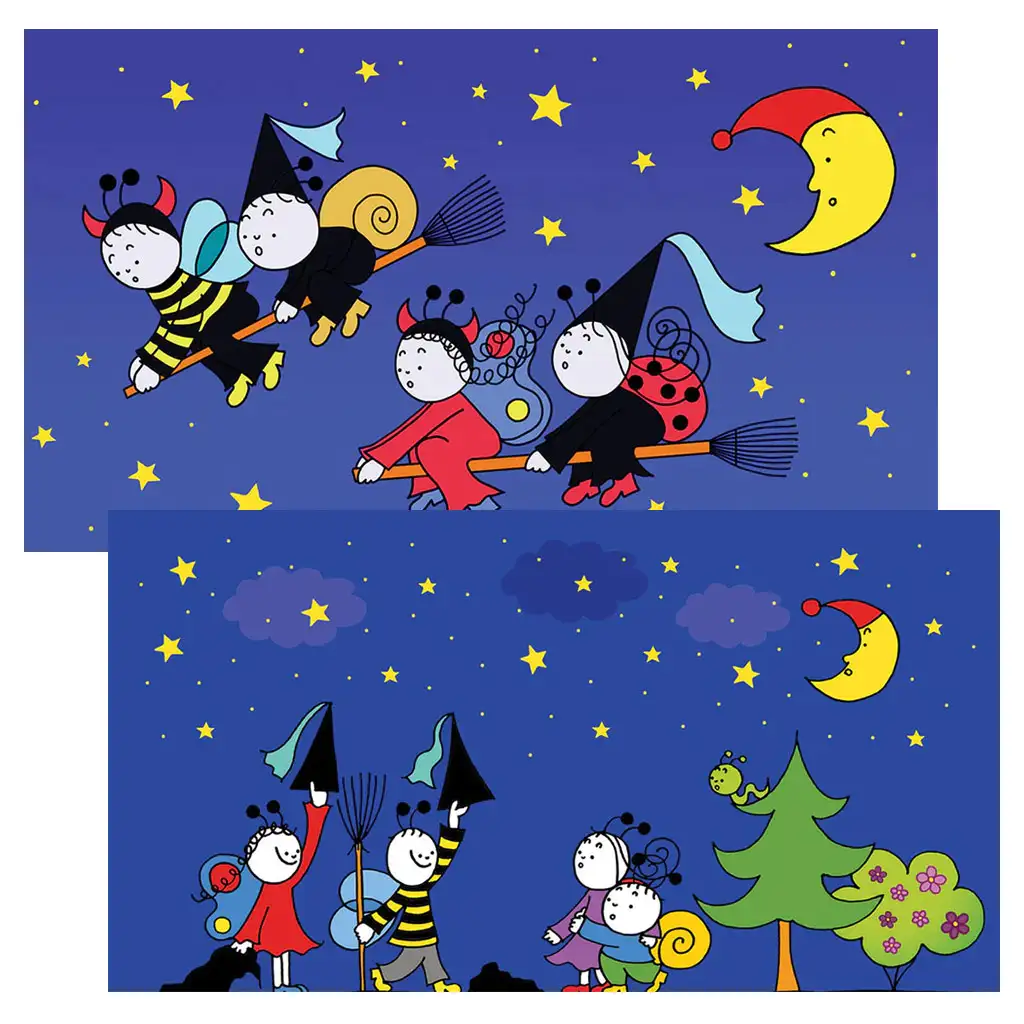 Bartos Erika: Bogyó és Babóca 3. - A boszorkányok diafilm kép 2