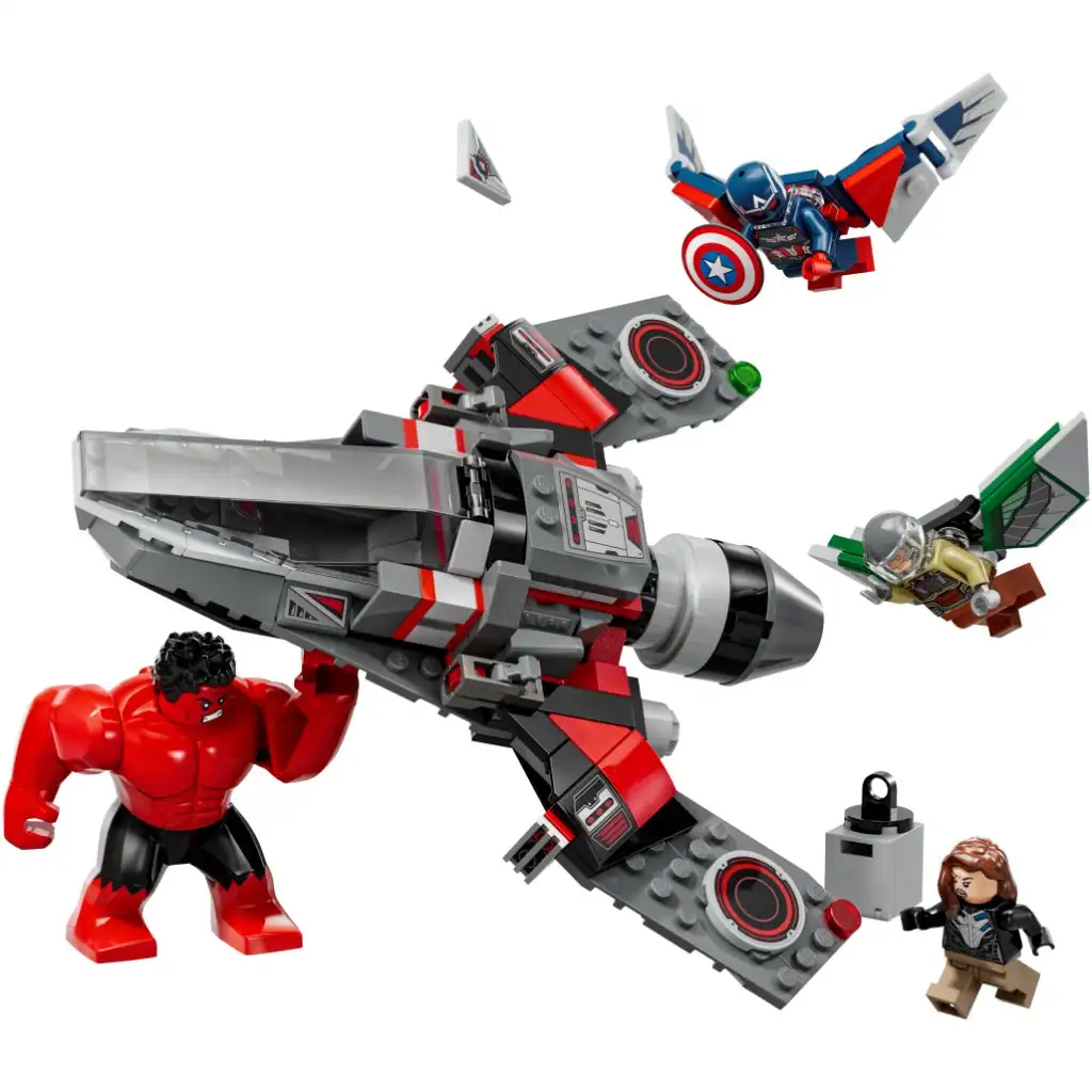 LEGO® Marvel: Amerika Kapitány vs. Vörös Hulk csata (76292) kép 5