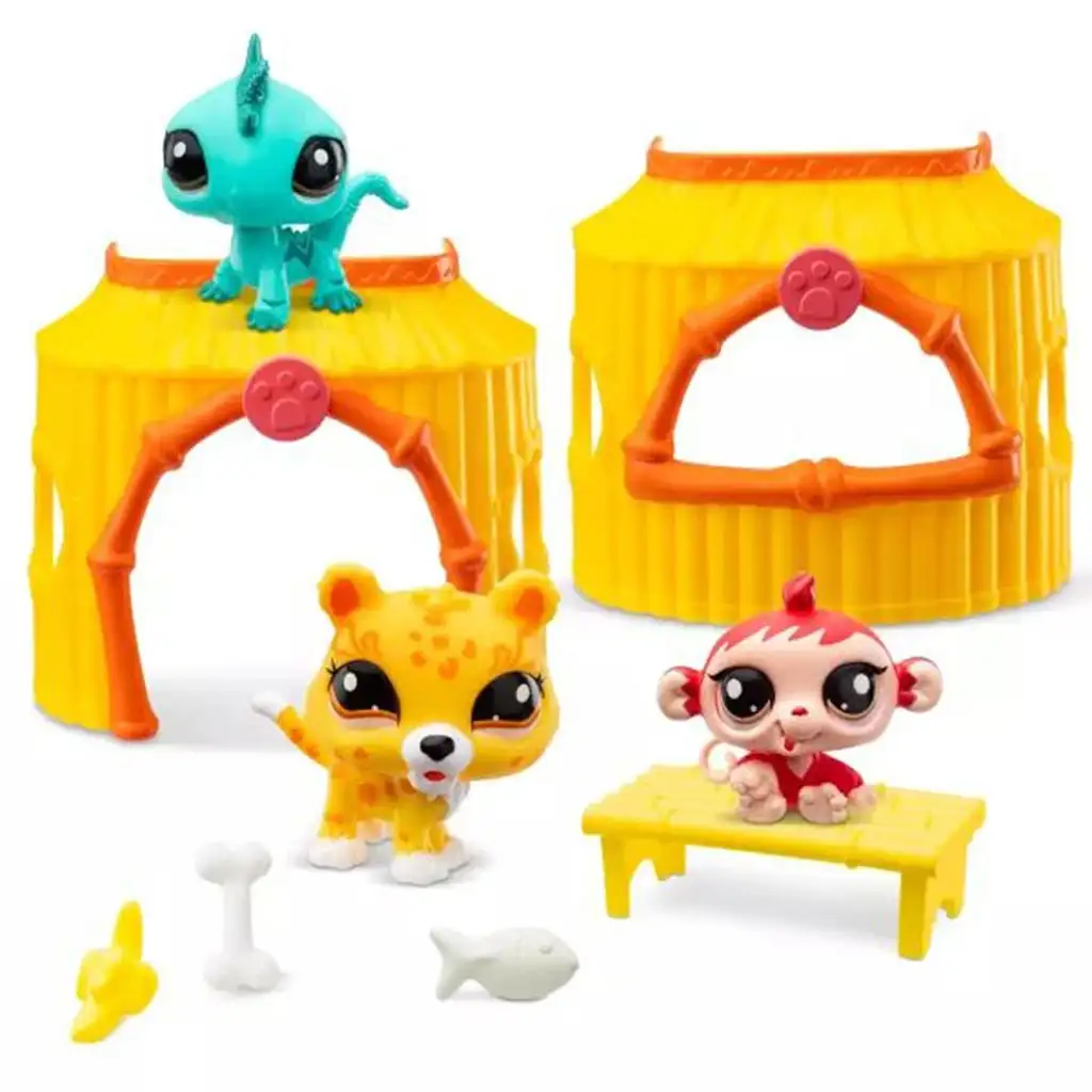 Littlest Pet Shop: 3db-os figura csomag 1. széria - Dzsungel kép 2