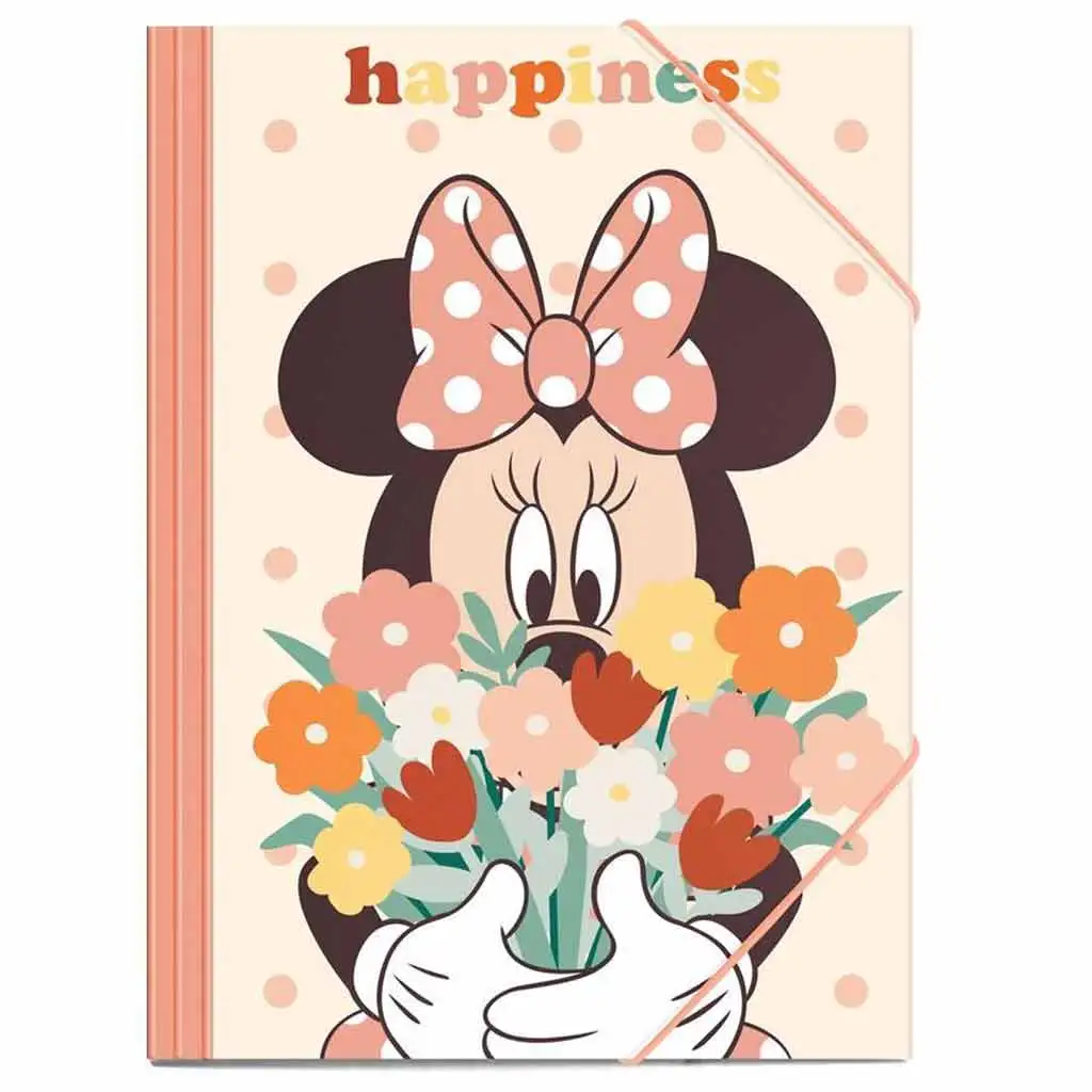 Luna: Minnie egér gumis mappa A/4-es lapokhoz 25x35cm