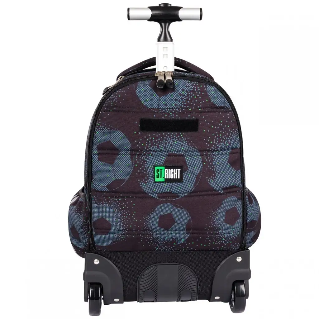 St.Right Football gurulós iskolatáska TB01 43x32x25cm kép 3