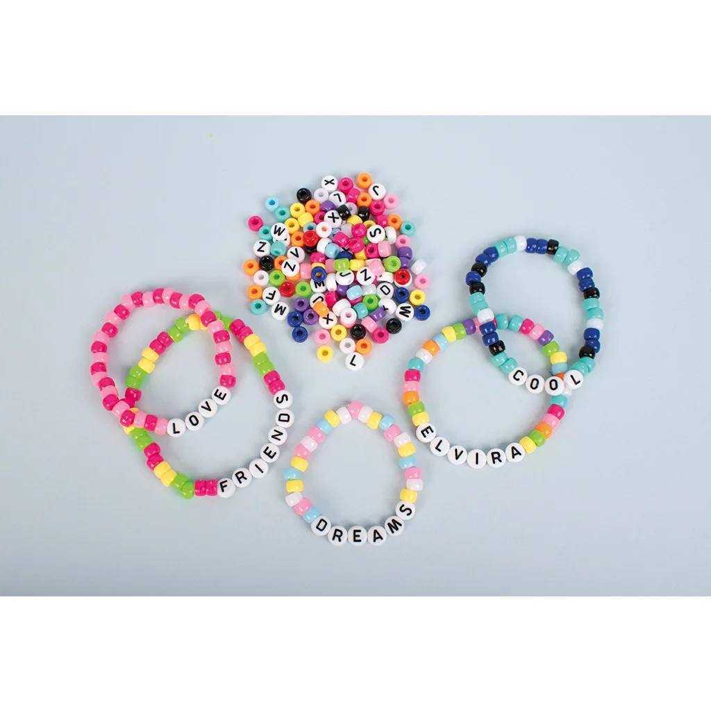 PlayBox: Mini betűgyöngyök színes fűzhető gyöngyökkel 650db kép 3
