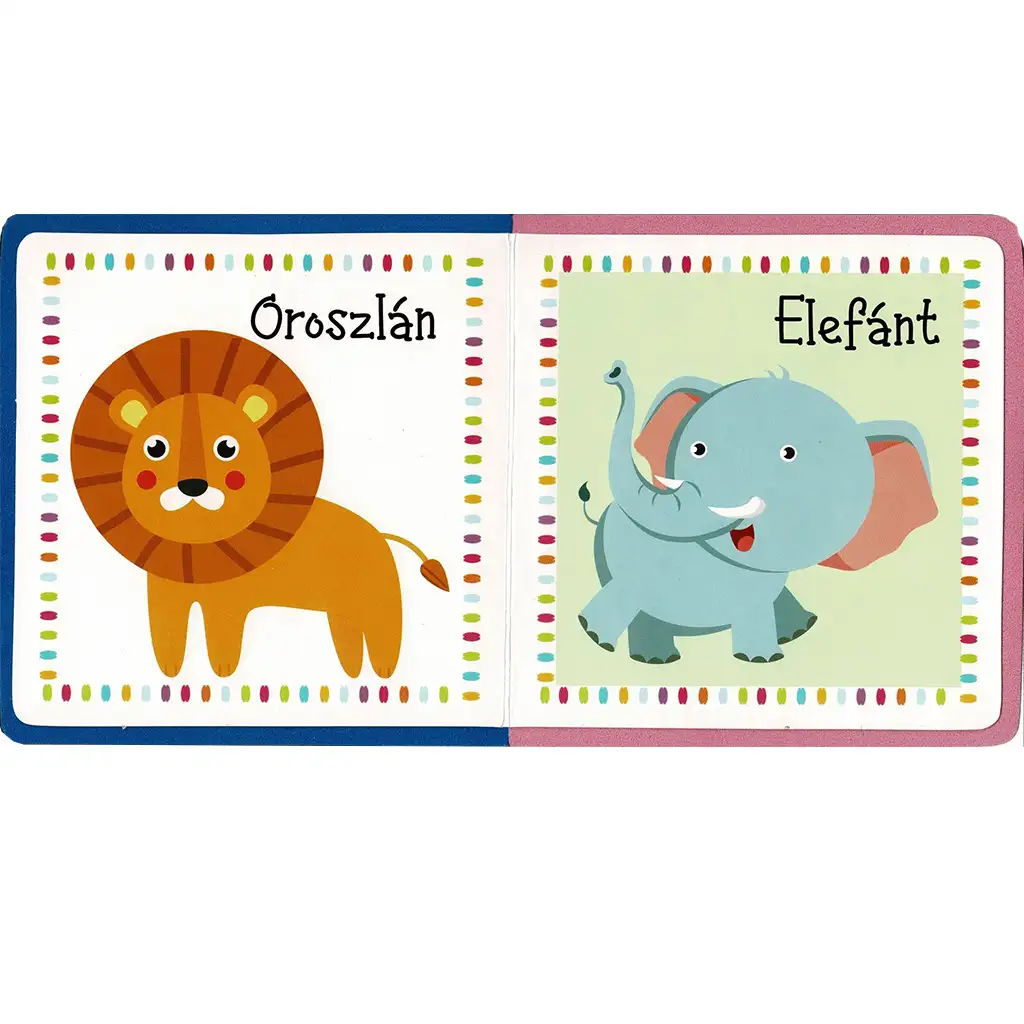 A kicsik első könyve - A vadállatokról babakönyv kép 2