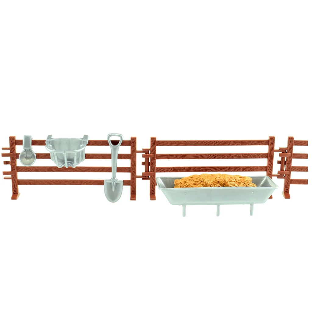 Lovas játékszett barna lóval és lovassal kép 3