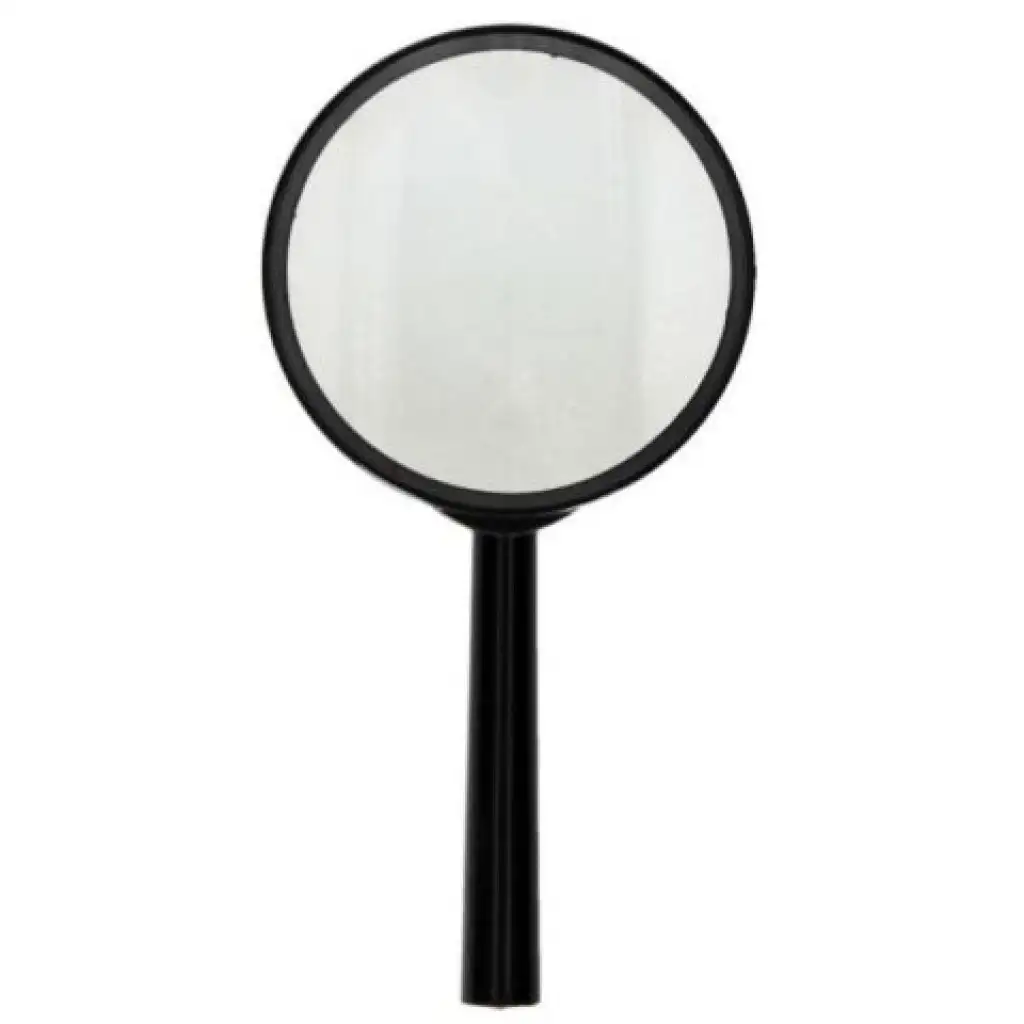 Spirit: Fekete 70mm-es műanyag nyelű nagyító