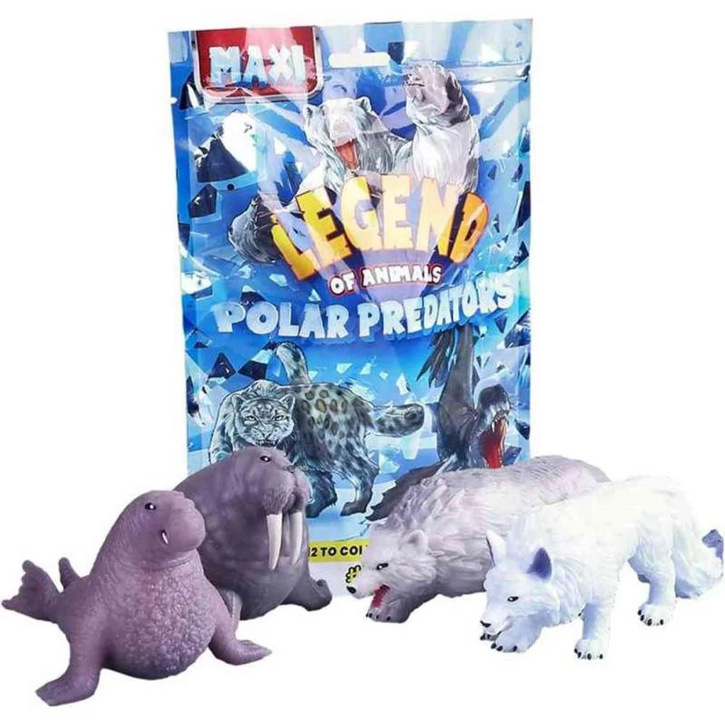 Nyújtható sarkvidéki ragadozó meglepetés állatfigurák kép 2