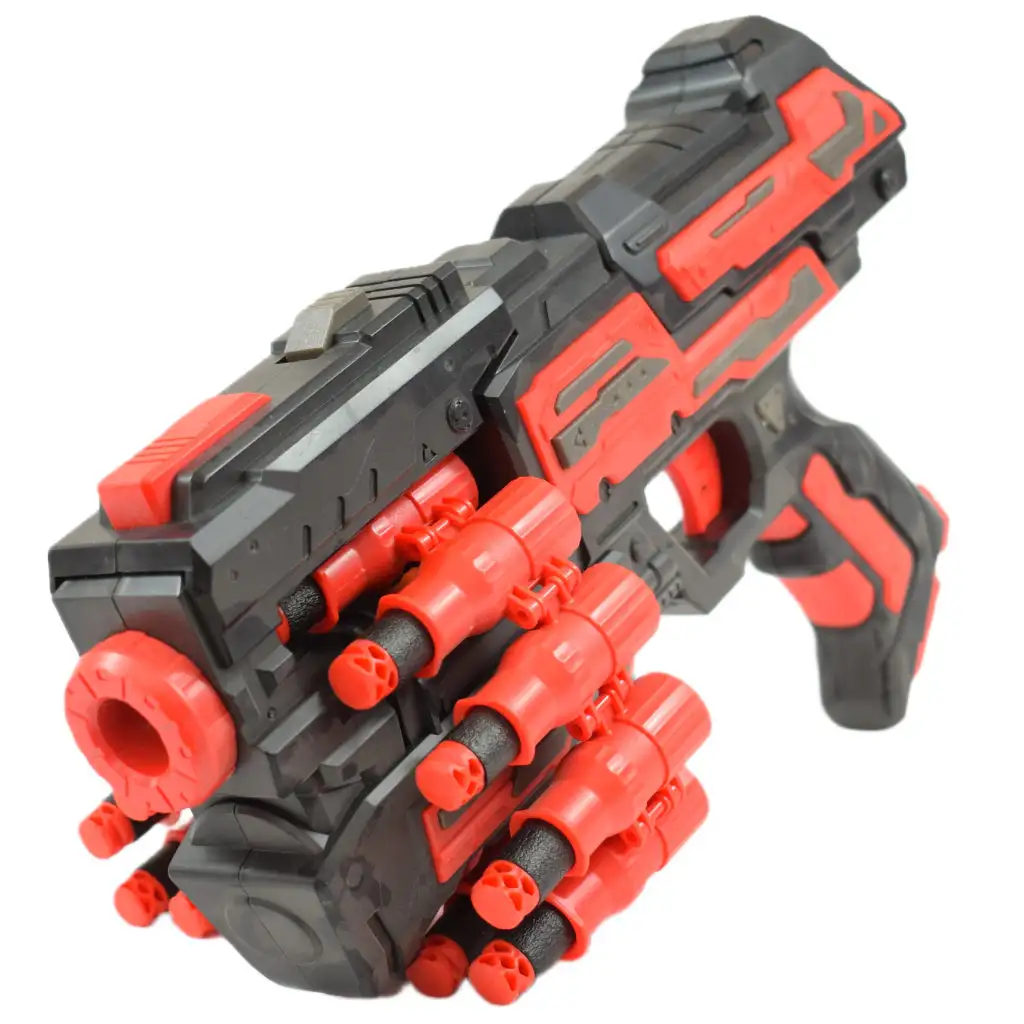 Rattle Belt Track Pro: Szivacslövő fegyver tárral és töltényekkel 18 méteres lövőtávval kép 3